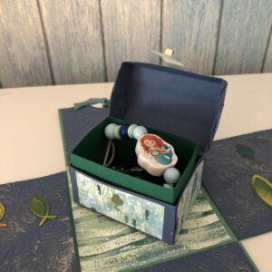 Schnullerkette in der Box,  Kleine Seejungfrau
